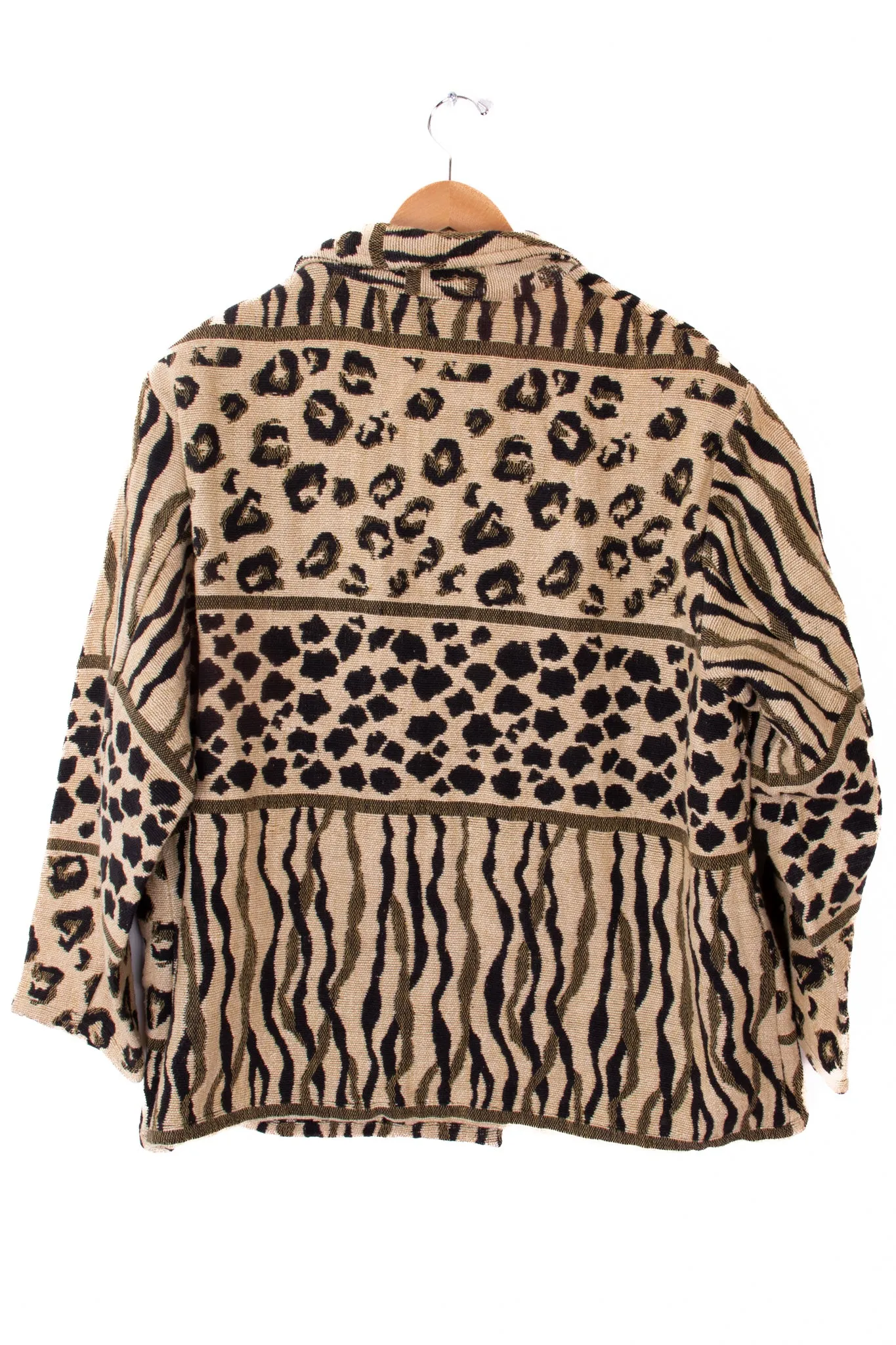 90s Fashion Bug Wild Cat Tapestry Jacket