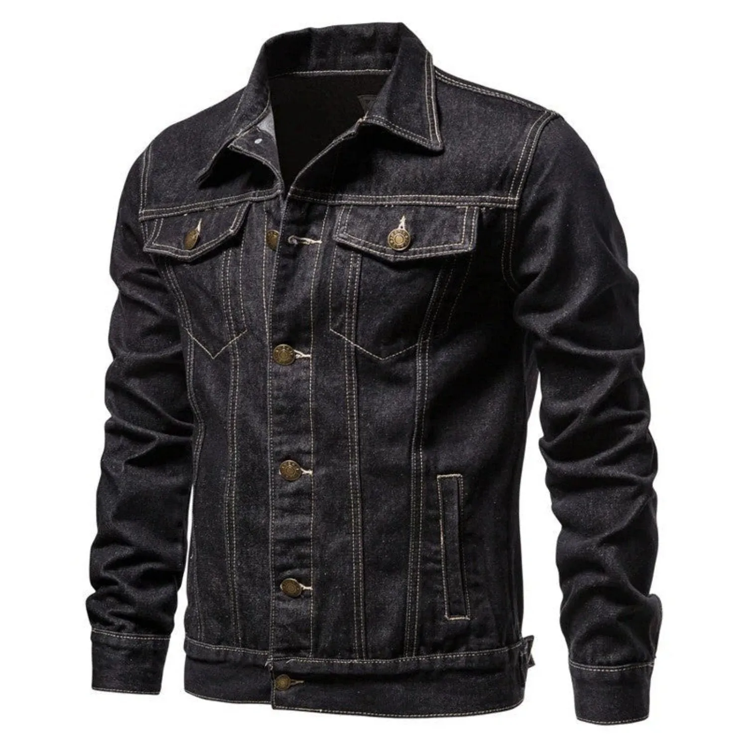 Bentley - Men's Denim Jacket - Casual - Fashionable - Perfect for Casual Days