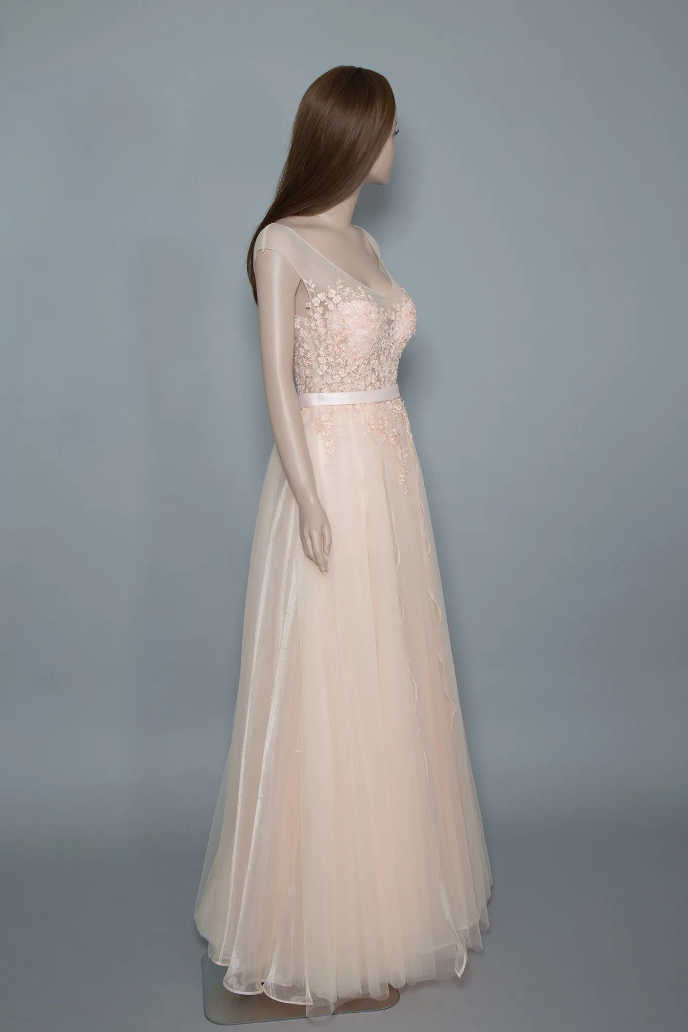 Blush Pink Tulle Gown (#Joie)