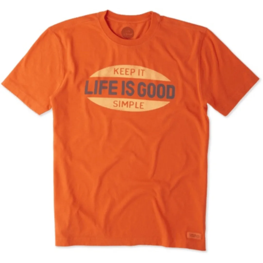 Branded Simple Oval Crusher T-Shirt by Life is good