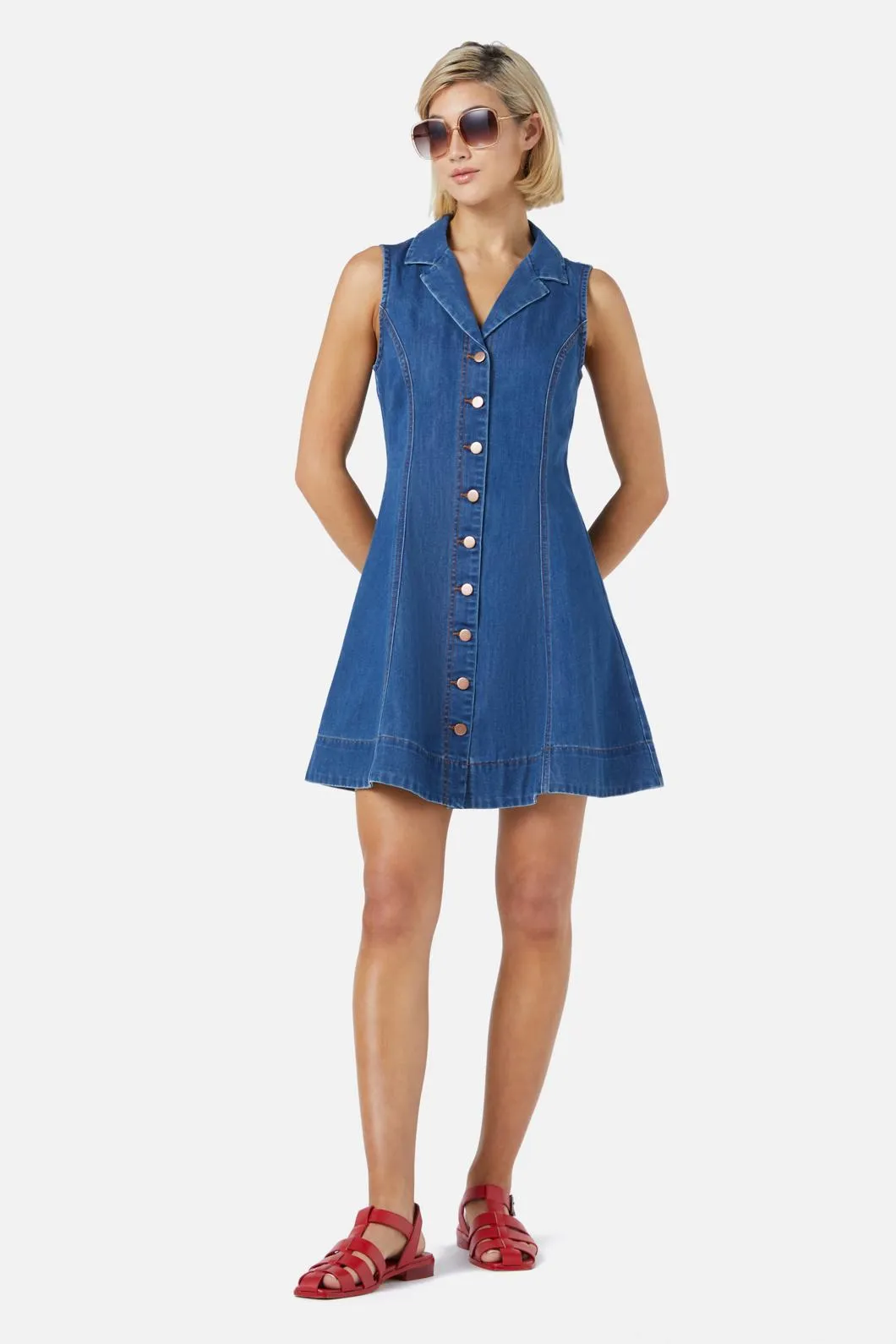 Carrie Denim Pinny