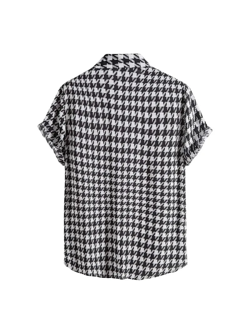 CLASSIC HOUNDSTOOTH SHORT-SLEEVE