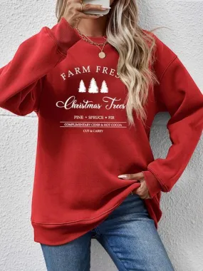 Cozy Oversized Polyester Round Neck Sweatshirt for Ultimate Comfort