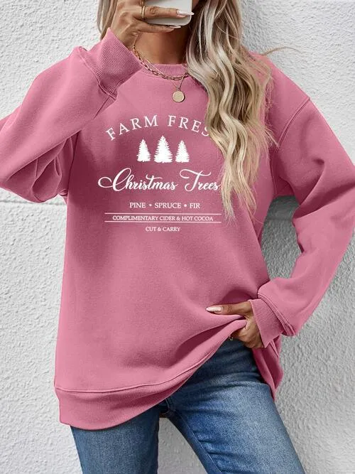 Cozy Oversized Polyester Round Neck Sweatshirt for Ultimate Comfort