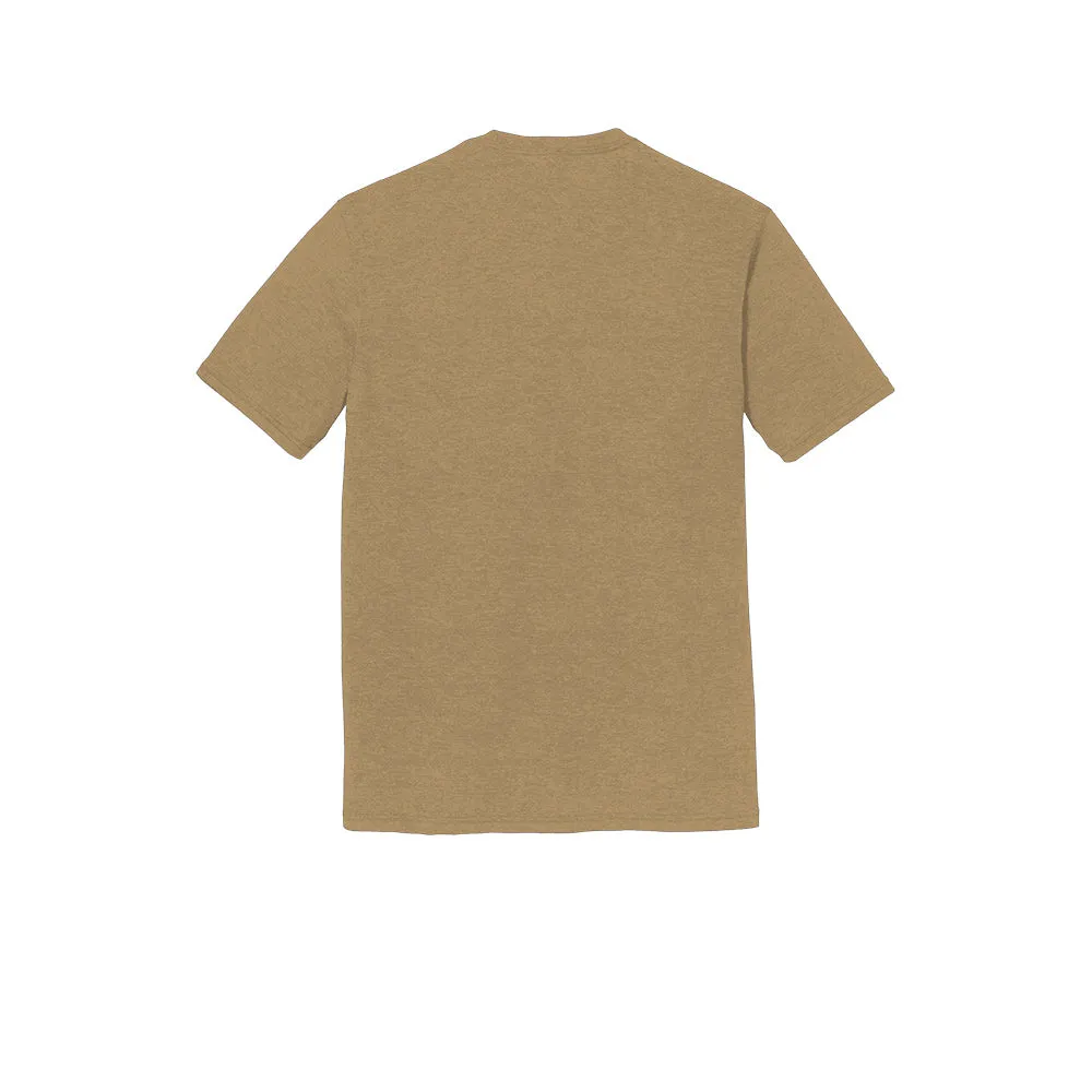 District DM130 Perfect Tri Tee - Coyote Brown Heather