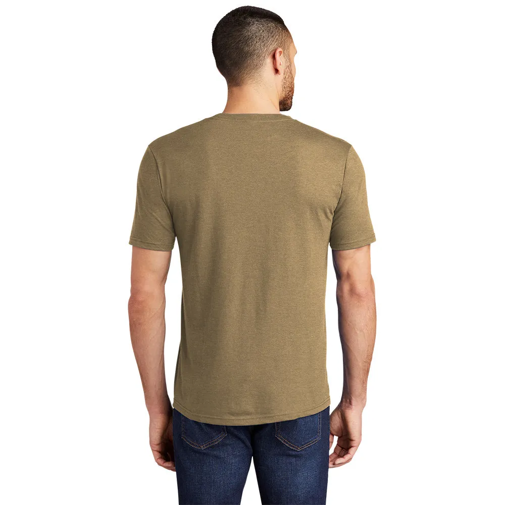 District DM130 Perfect Tri Tee - Coyote Brown Heather