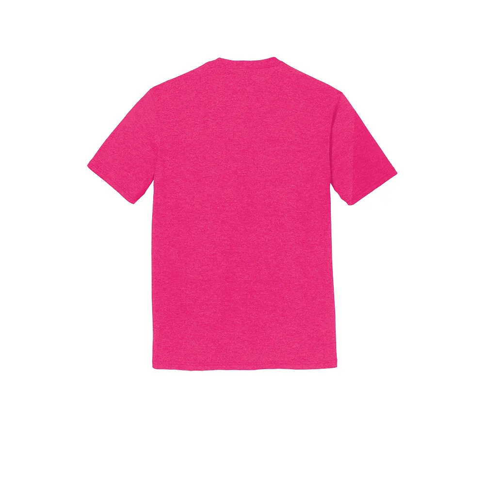 District DM130 Perfect Tri Tee - Fuchsia Frost