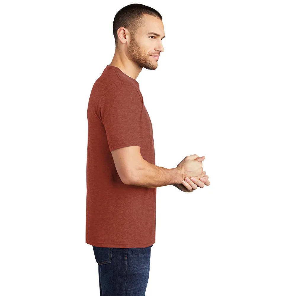 District DM130 Perfect Tri Tee - Heathered Russet