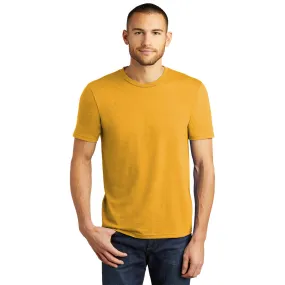 District DM130 Perfect Tri Tee - Ochre Yellow Heather