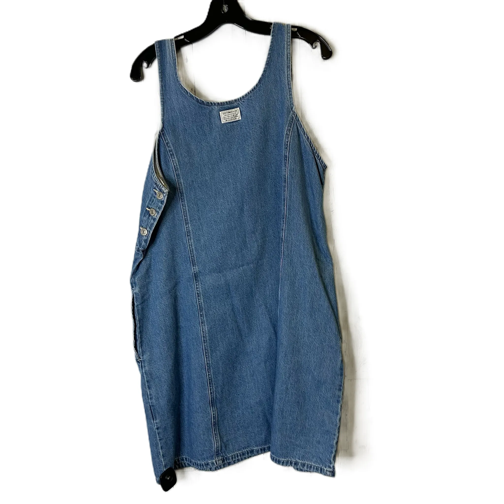 Dress Casual Short By Levis In Blue Denim, Size: Xl