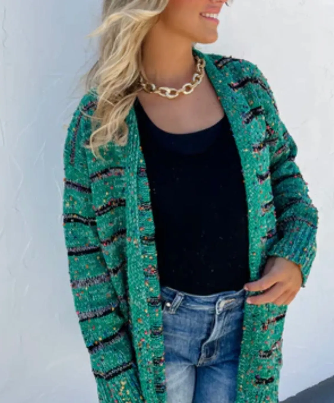 Emerald Cozy Cardigan