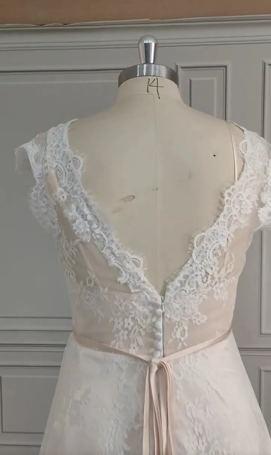 Eyelash Lace A Line Wedding Gown