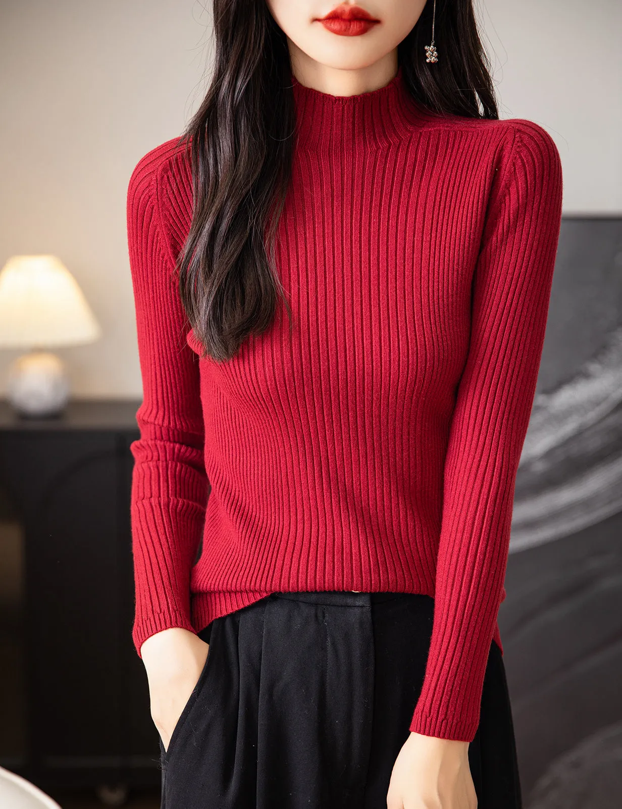 Gloria Turtleneck Woman Sweater