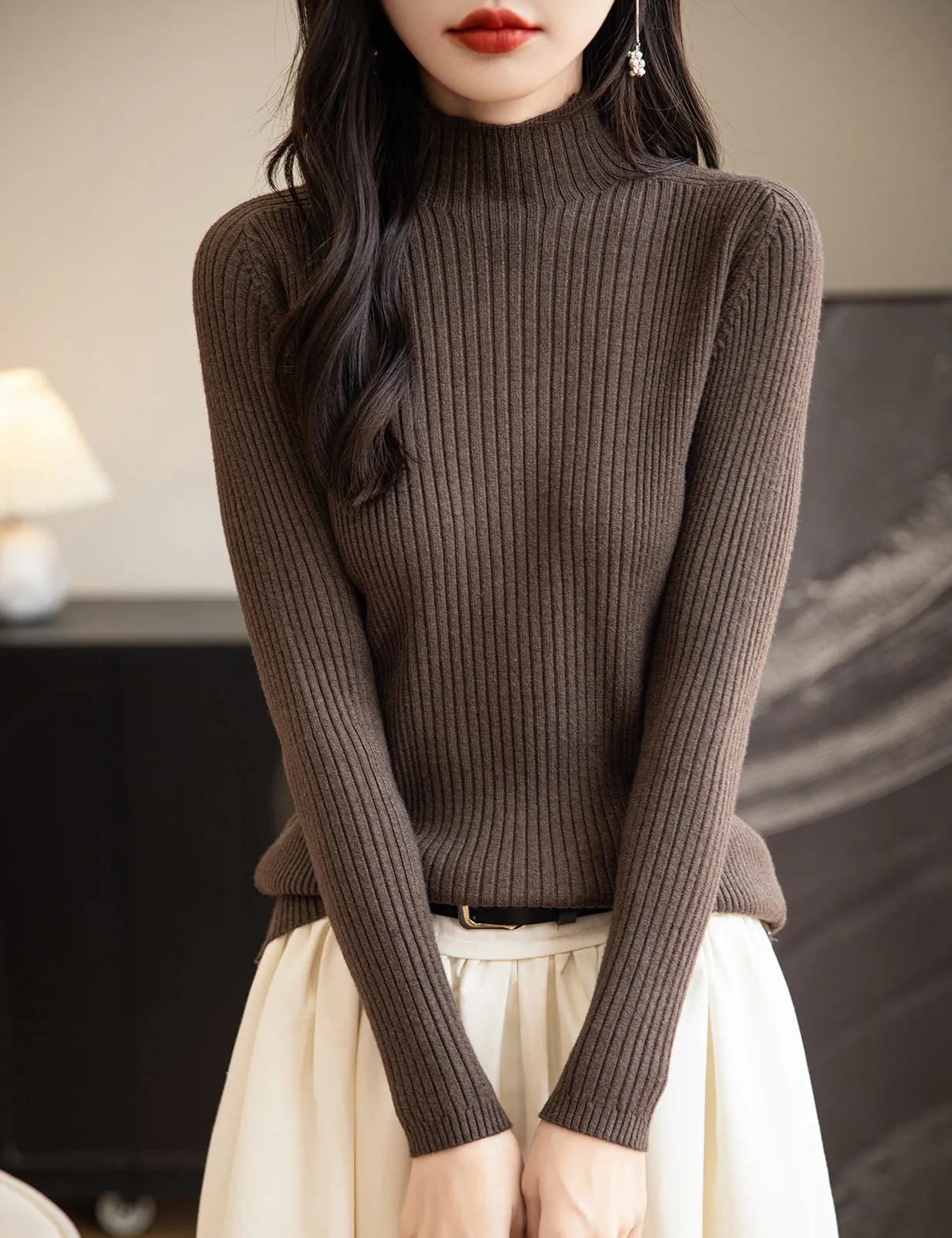 Gloria Turtleneck Woman Sweater