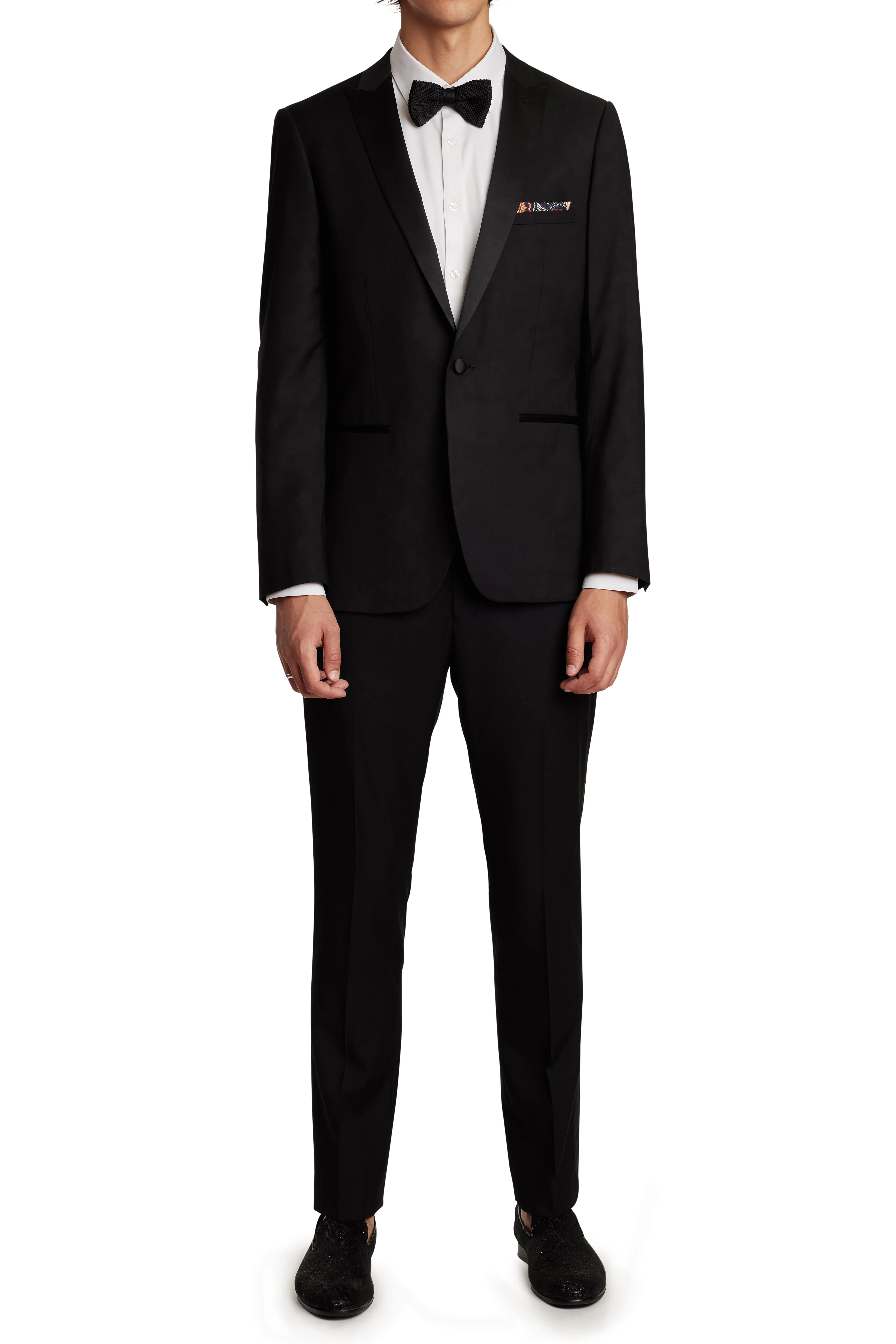 Grosvenor Peak Tux Jacket - slim - Black Stretch