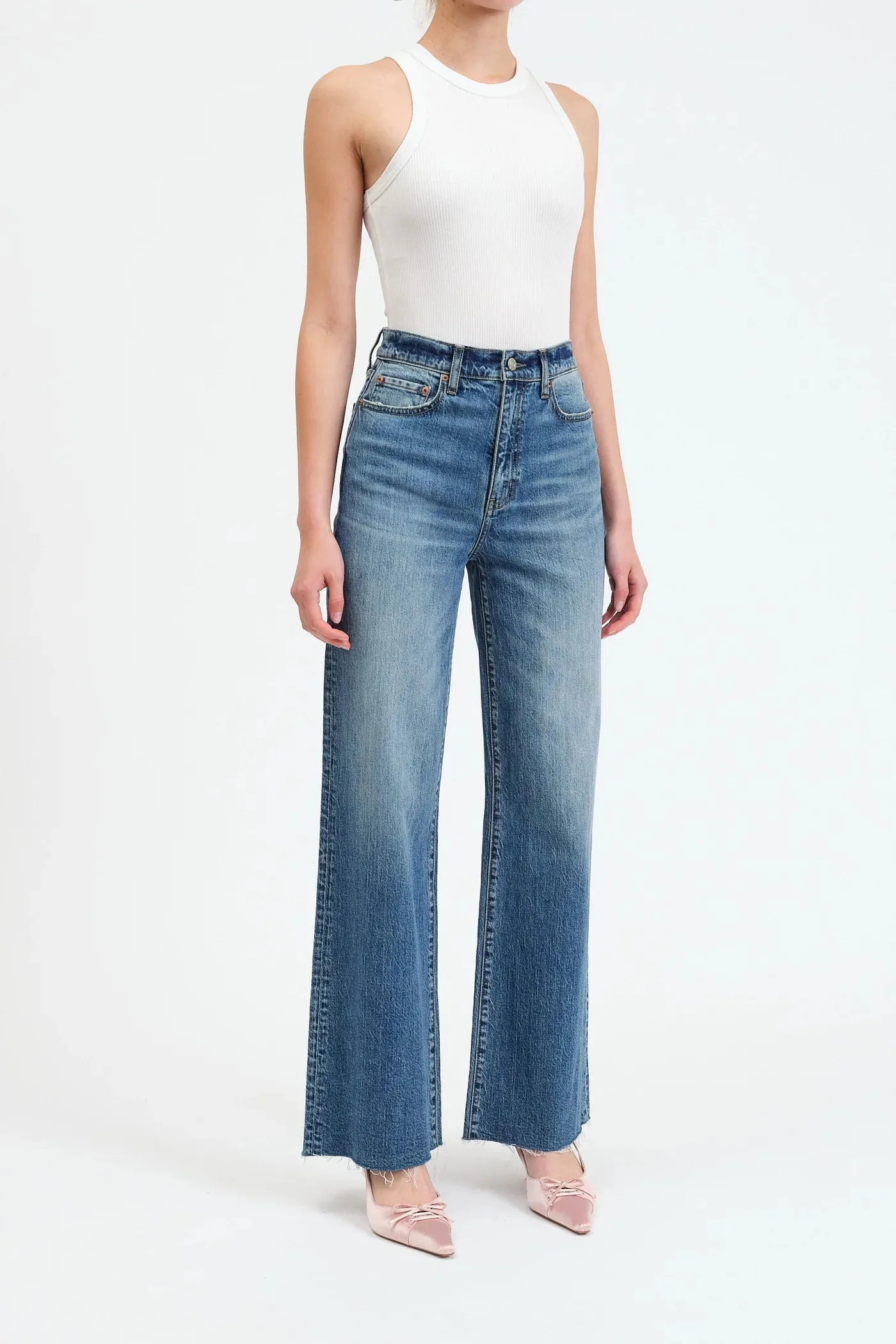 HIGH RISE FULL LENGTH DENIM