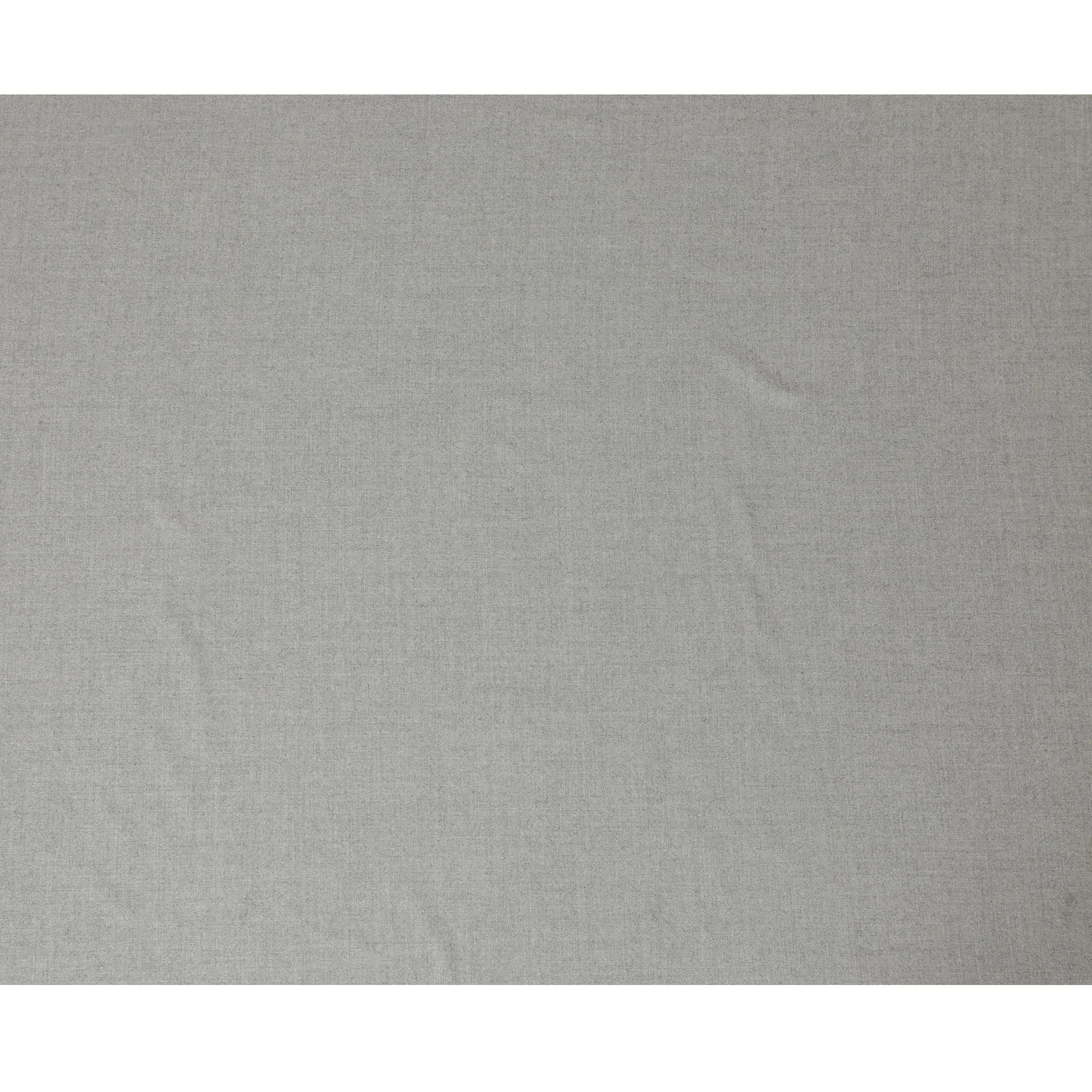 Italian Blended Flannel Wool Jacketing Fabric – 150cm, Light Grey -D17545