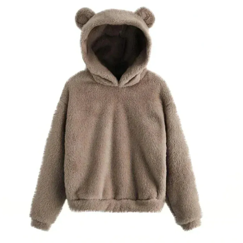 Ivyshape | Bear-Shaped Hoodie