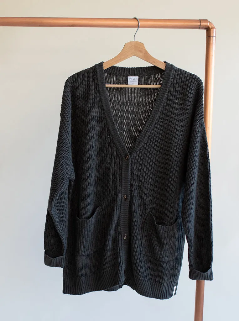 Ladies Knit Button Cardigan XL/XXL