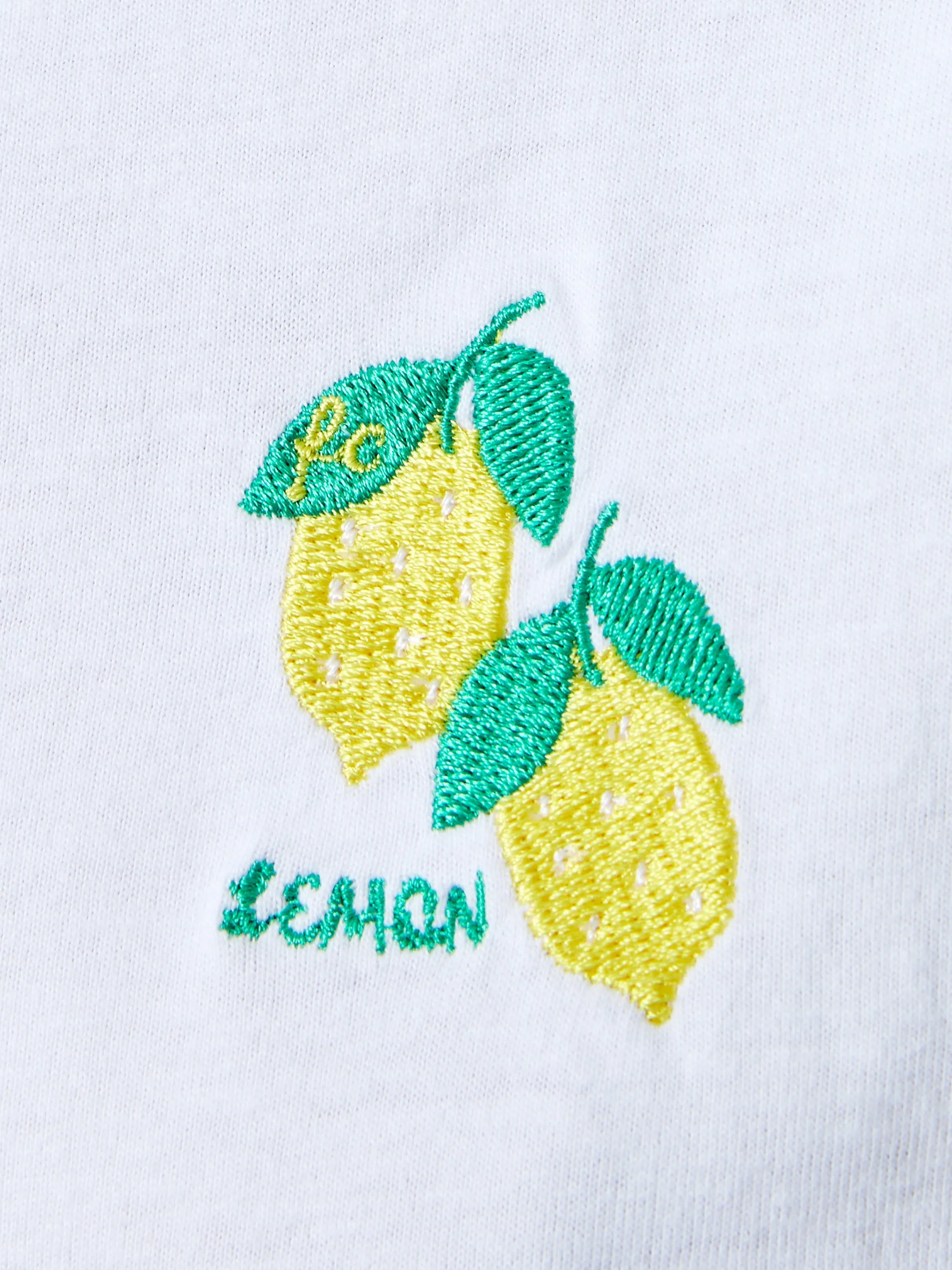 Lemon Embroidered T-Shirt