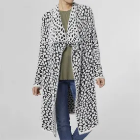 Long Spotted Eyelash Cardigan