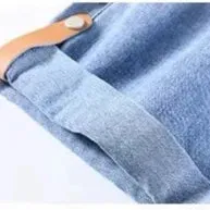 Loose Denim Shirts with Belt