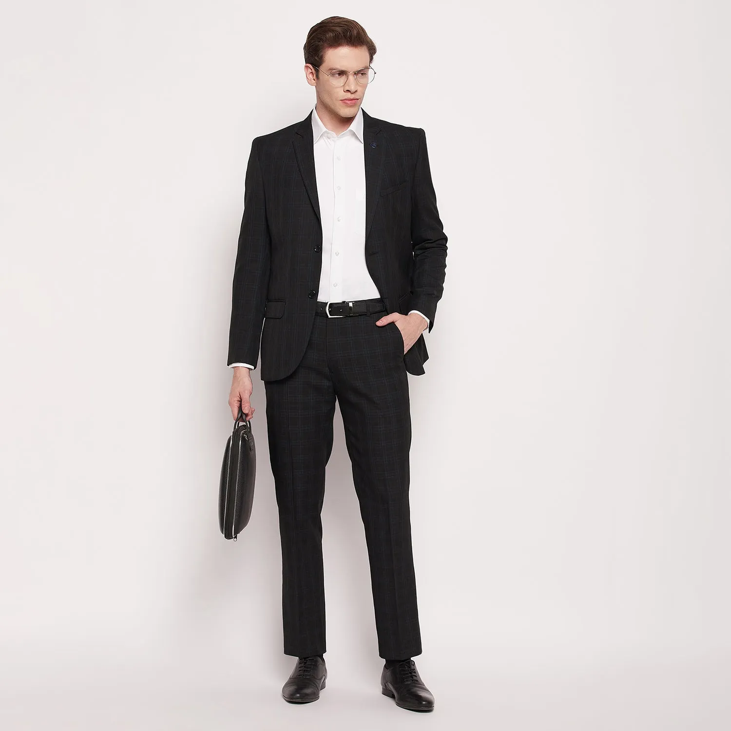 Men Black 2 Piece Suit