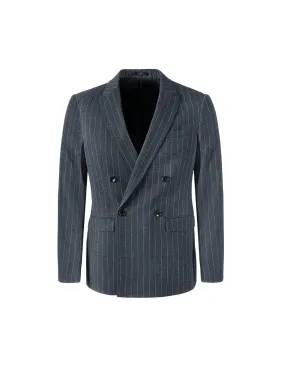 Men Formal Striped Blazer