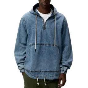 Men's Casual Fashion Denim Hoodie 28889891F