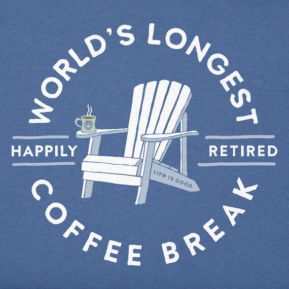 Men's Worlds Longest Coffee Break Crusher Tee