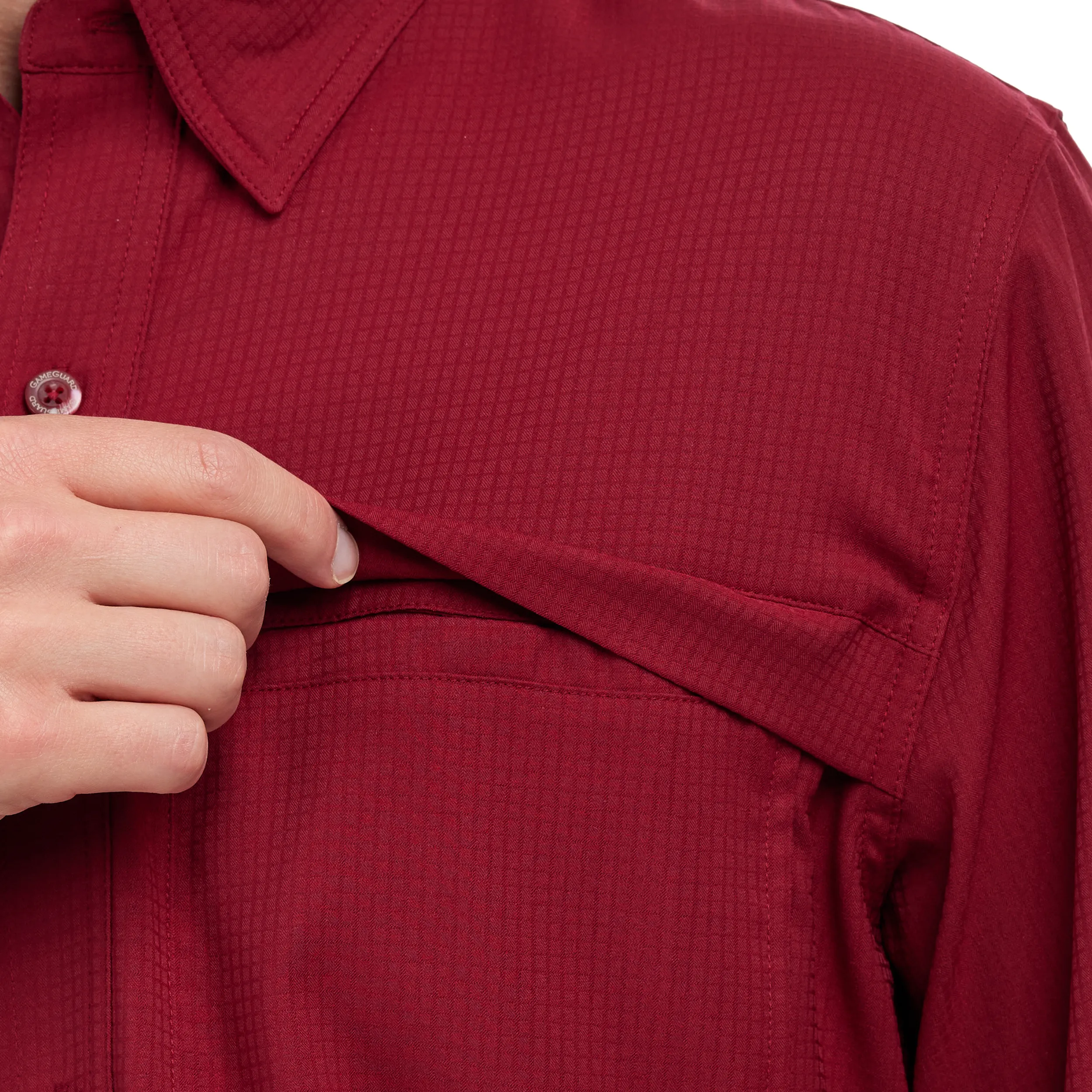 Oxblood Scout Shirt | Long Sleeve