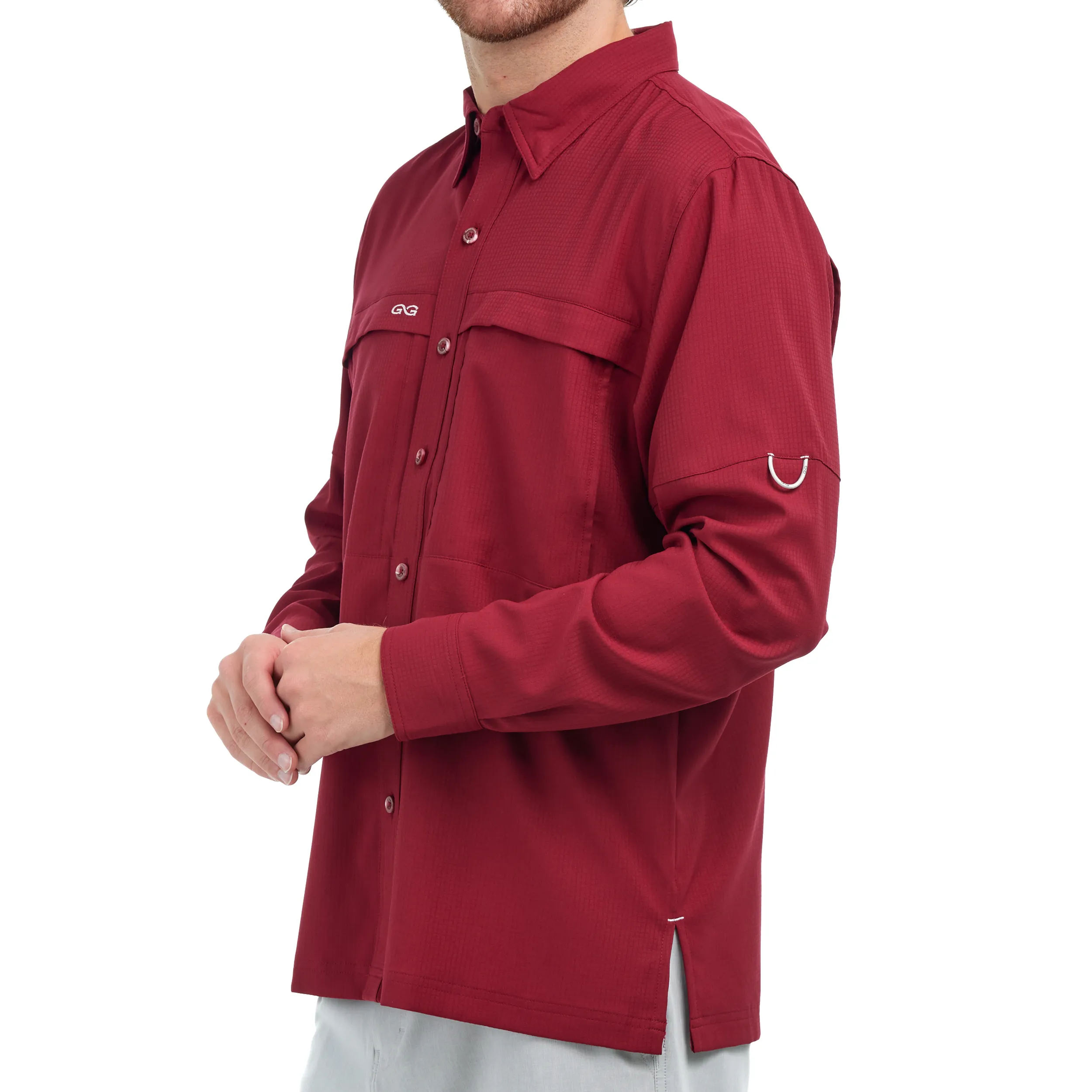 Oxblood Scout Shirt | Long Sleeve