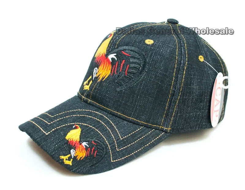 "Cock" Adults Denim Casual Caps Wholesale