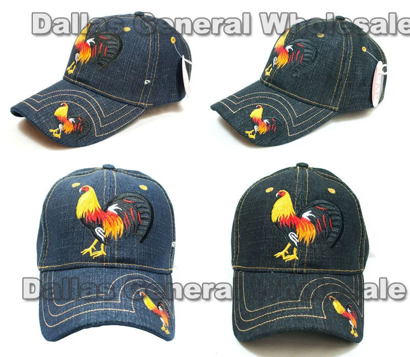 "Cock" Adults Denim Casual Caps Wholesale