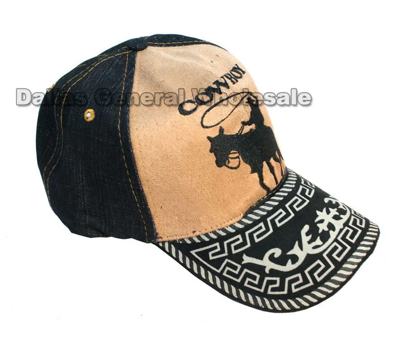 "Cowboy" Denim Casual Caps Wholesale