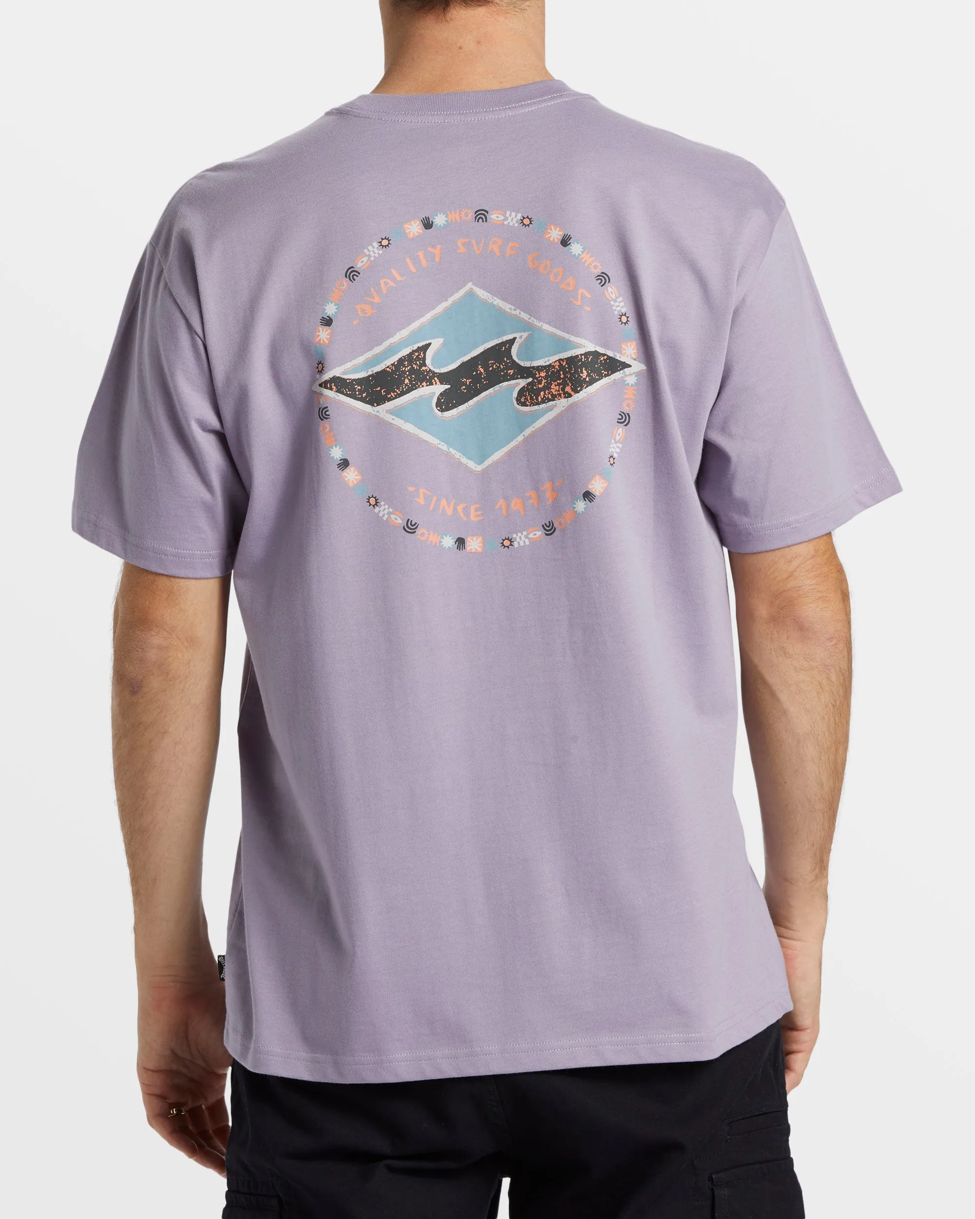 Rotor Diamond T-Shirt - Purple Ash