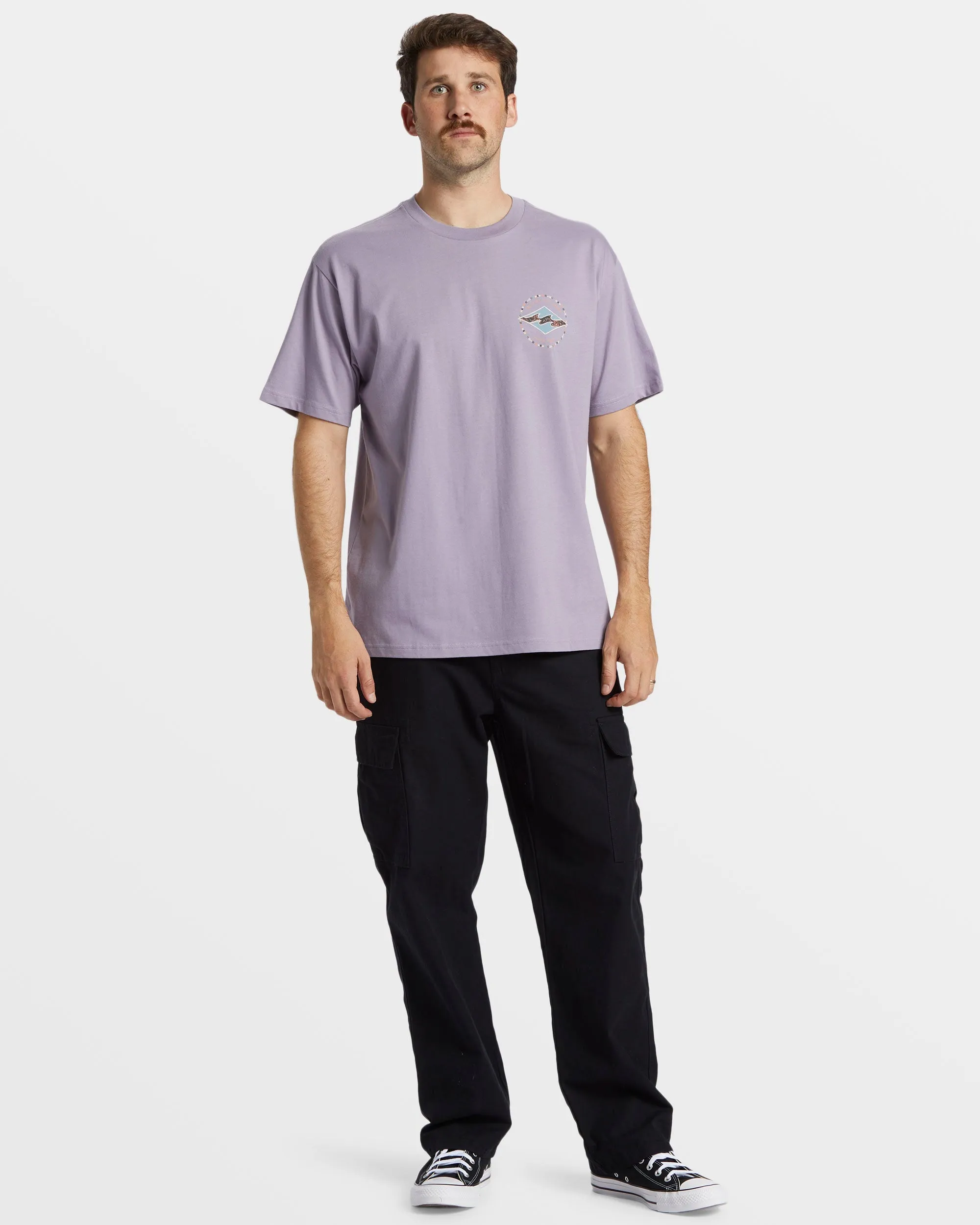 Rotor Diamond T-Shirt - Purple Ash