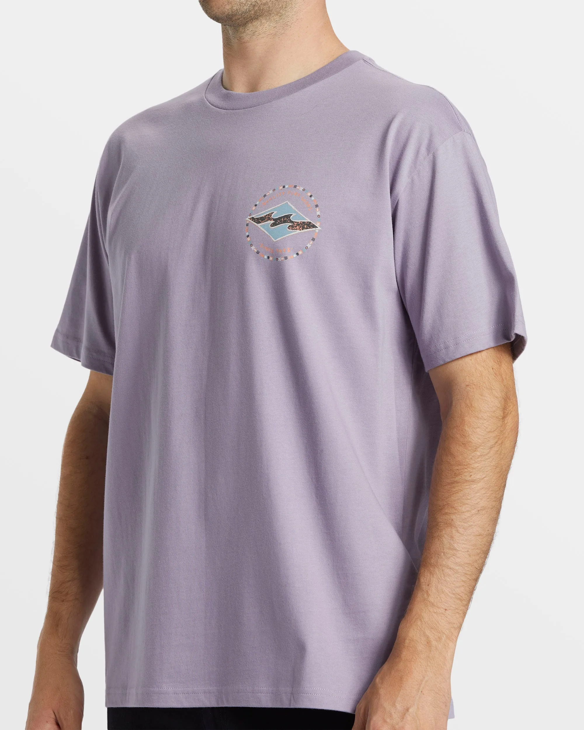 Rotor Diamond T-Shirt - Purple Ash