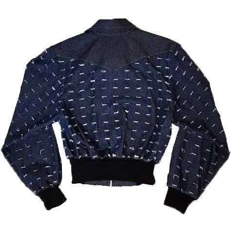 SLASHED DENIM JACKET