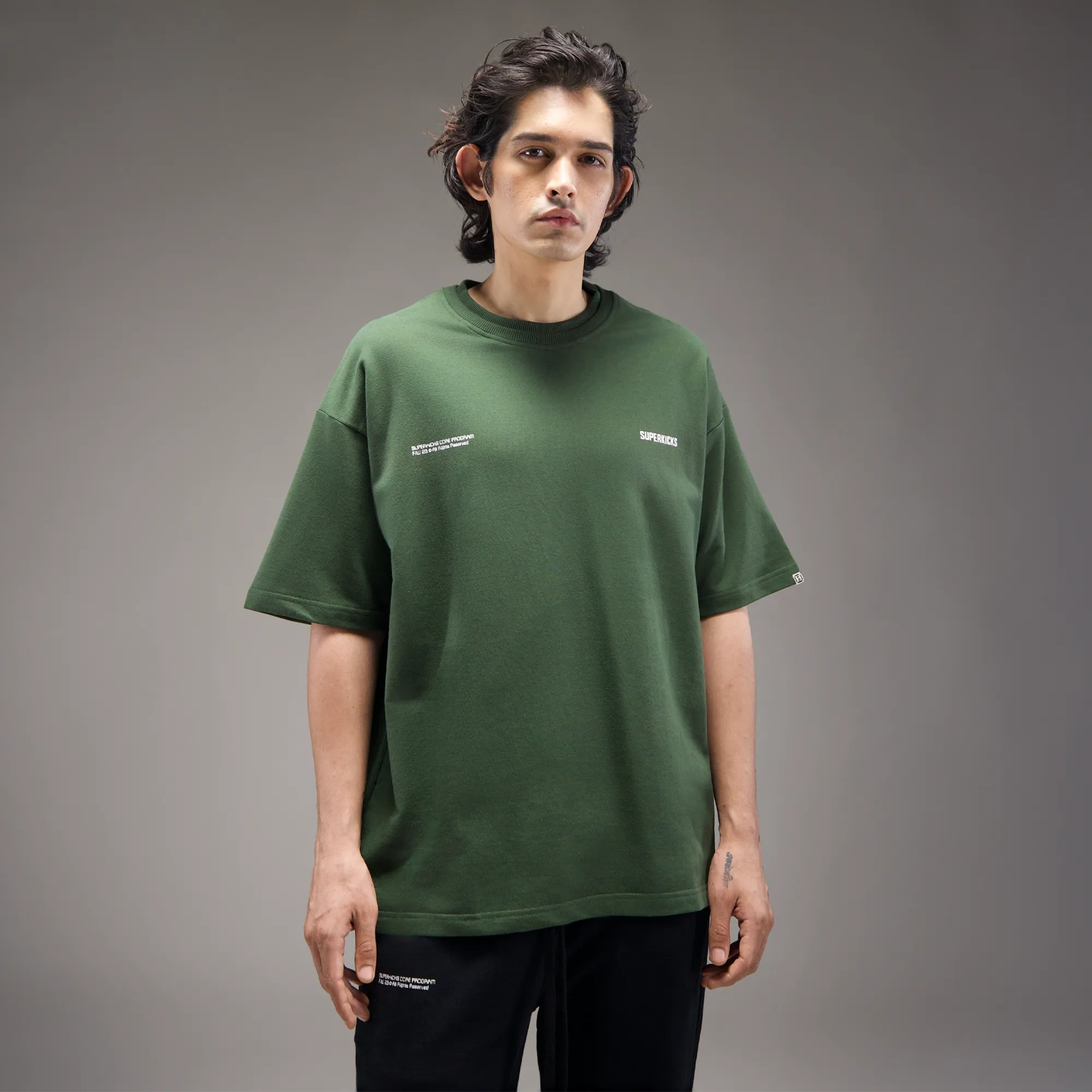 Superkicks | CORE 3.0 UNISEX T-SHIRT { GREEN