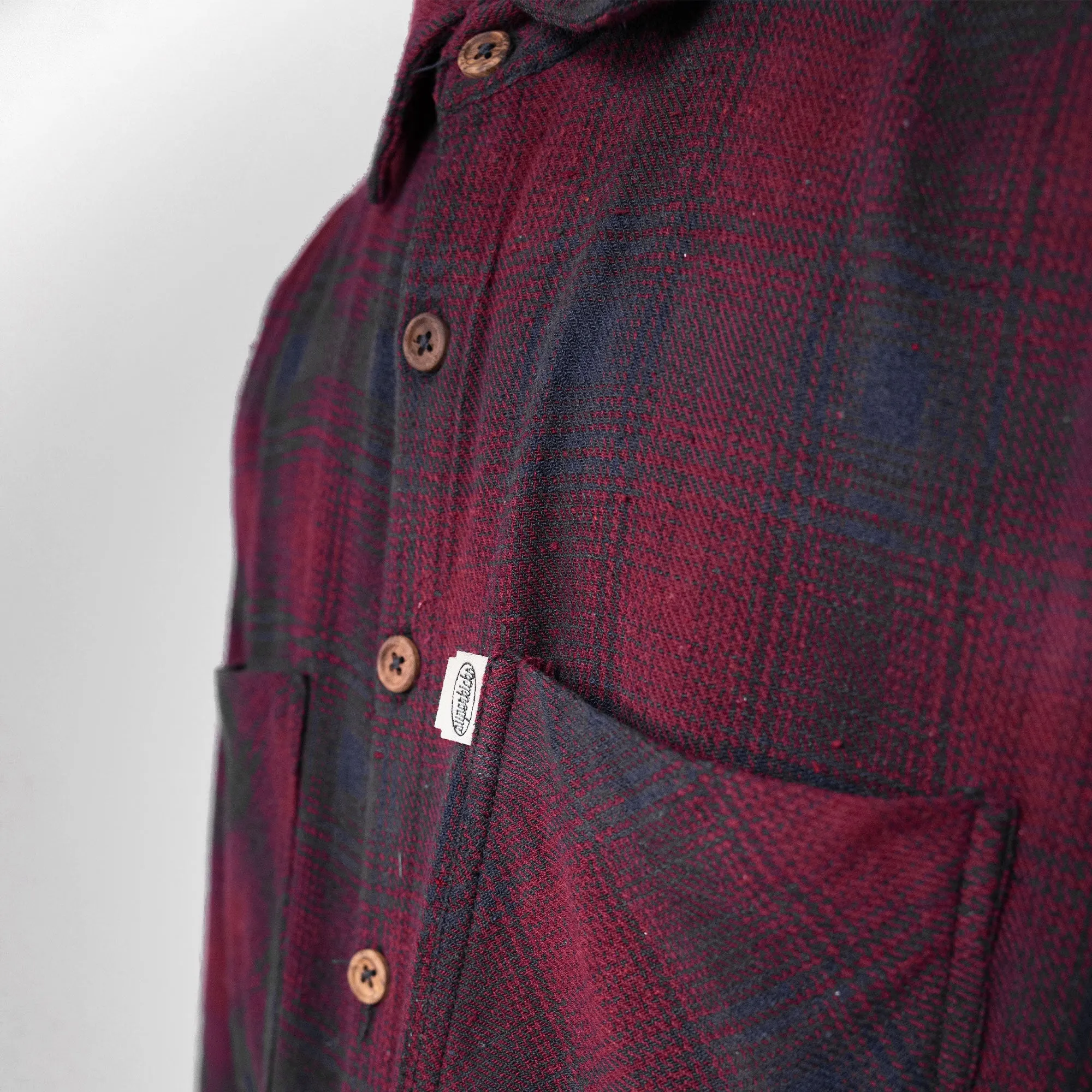 SUPERKICKS | FLANNEL SHIRT { MAROON