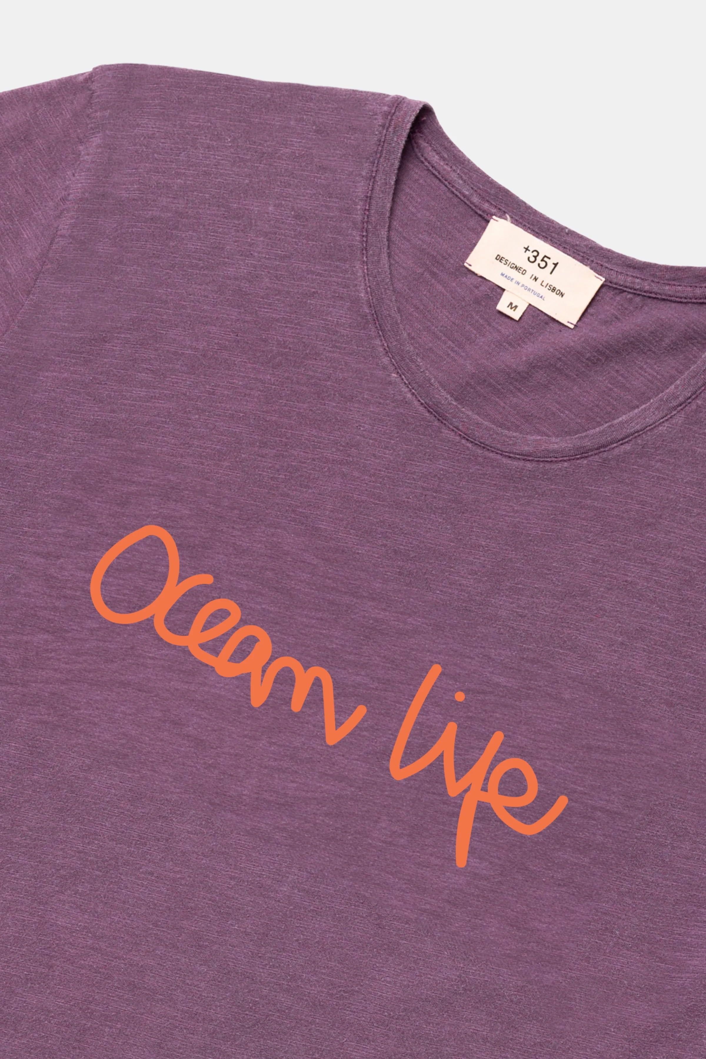 T-SHIRT GRAPHIC OCEAN LIFE LAVANDER/MECCA