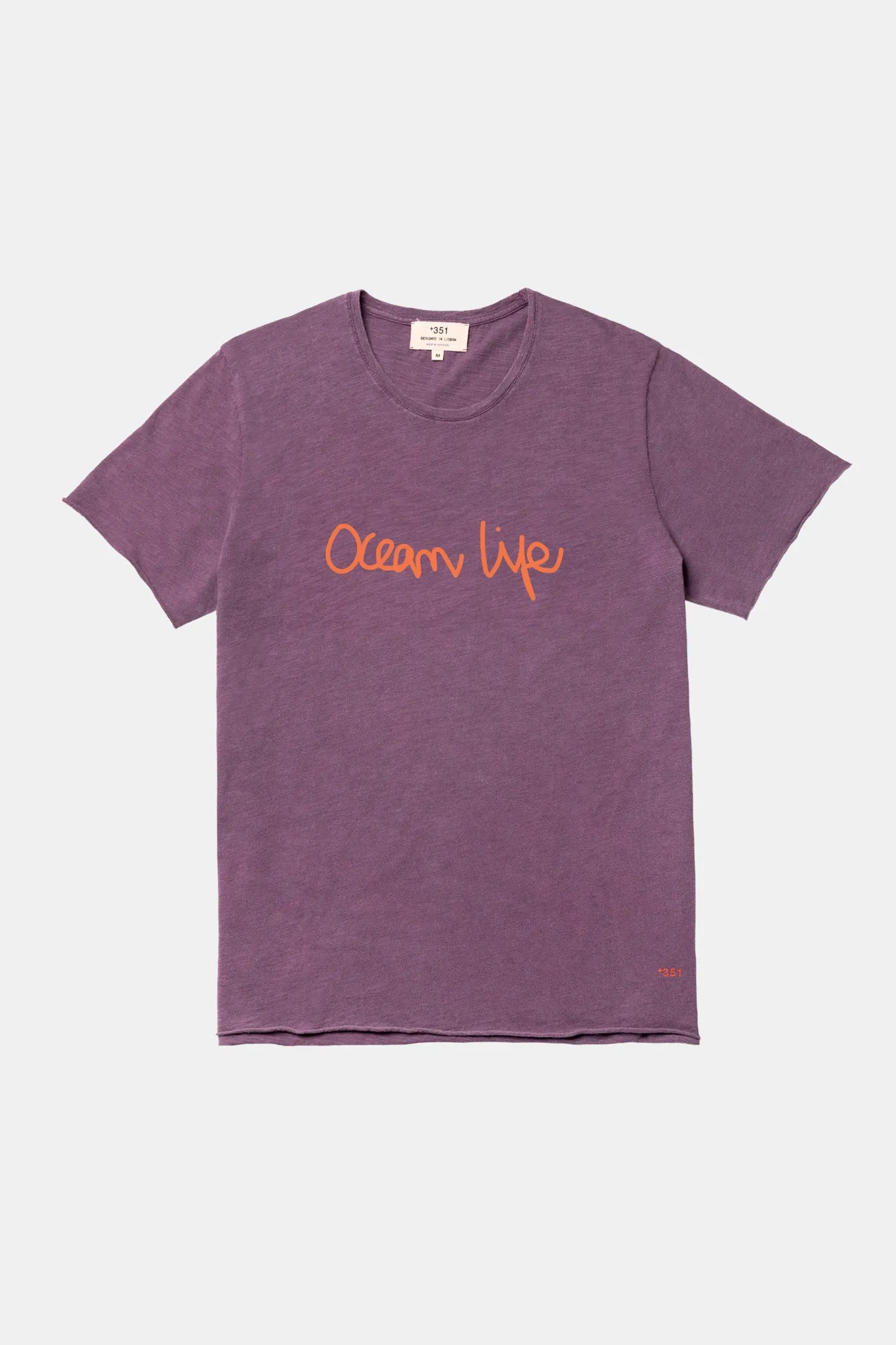 T-SHIRT GRAPHIC OCEAN LIFE LAVANDER/MECCA