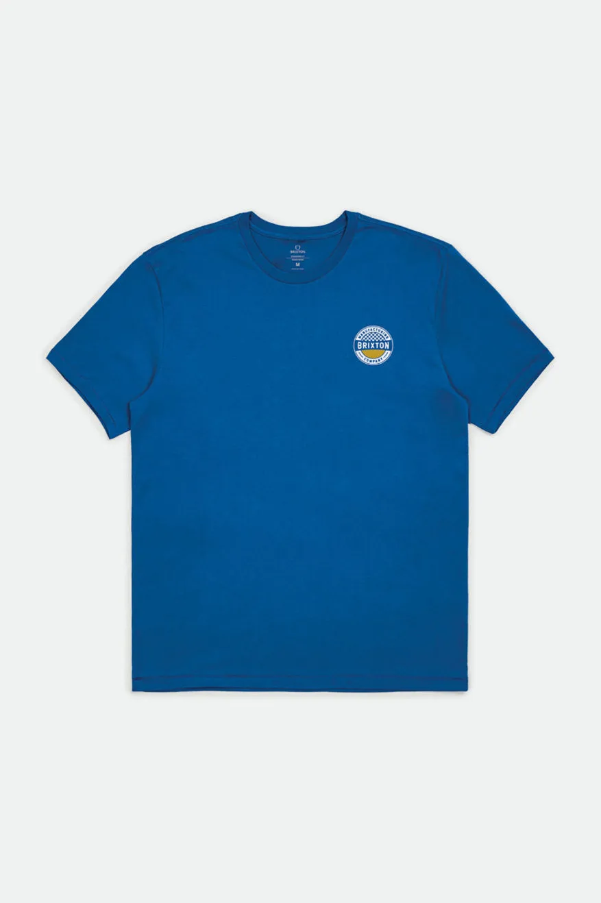 Terminal S/S Standard Tee - Worn Wash Royal