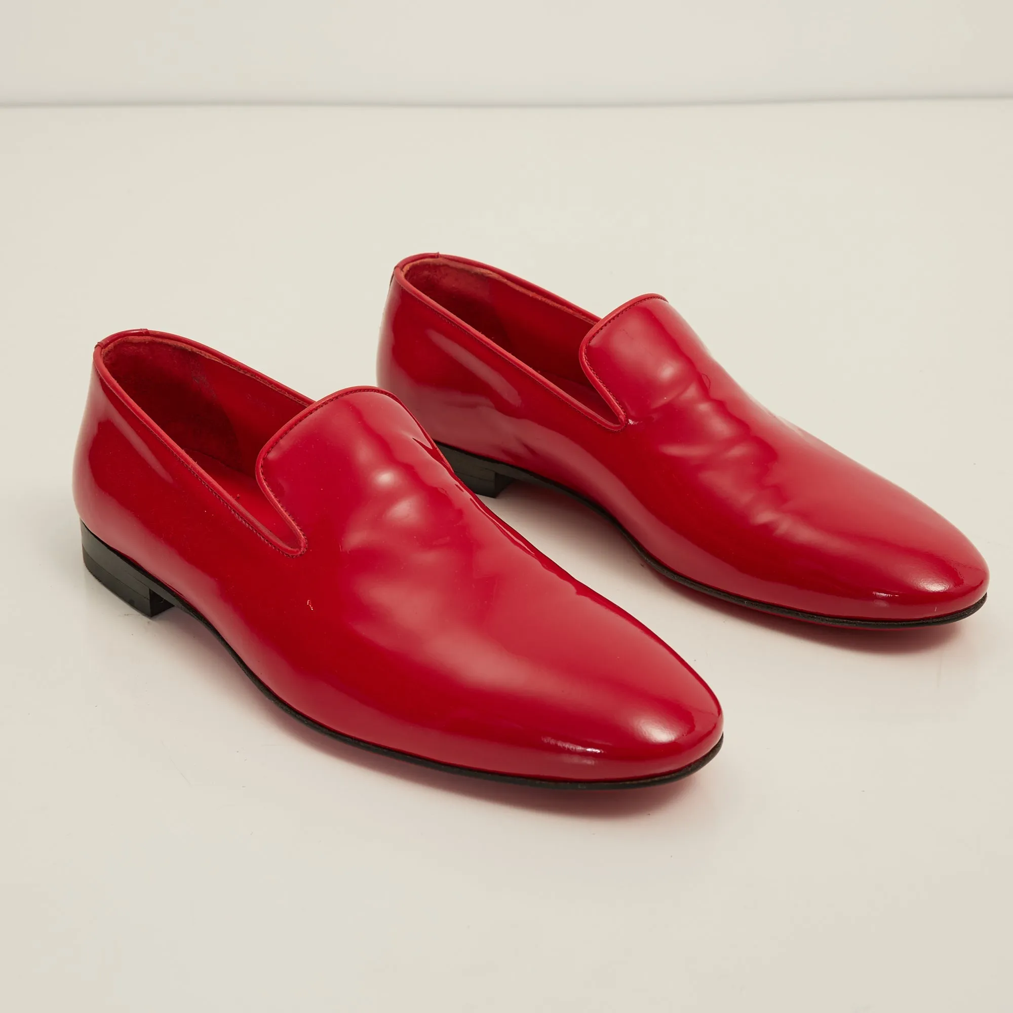 The Formal Leather Loafer - Red Patent