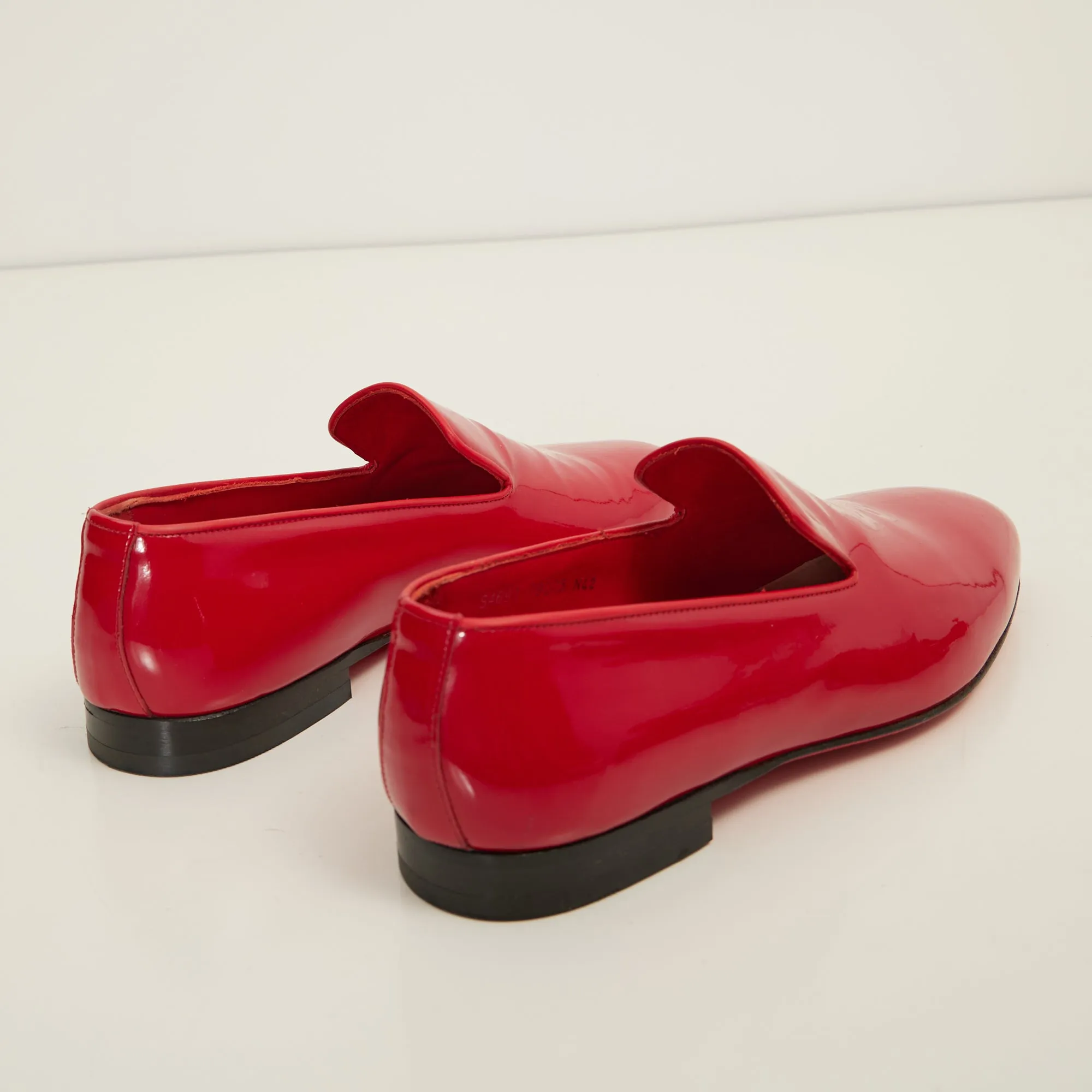 The Formal Leather Loafer - Red Patent