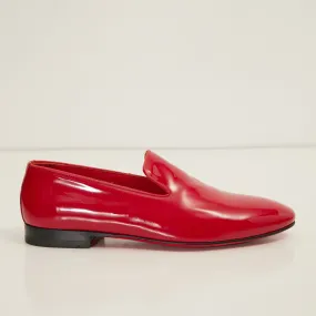 The Formal Leather Loafer - Red Patent