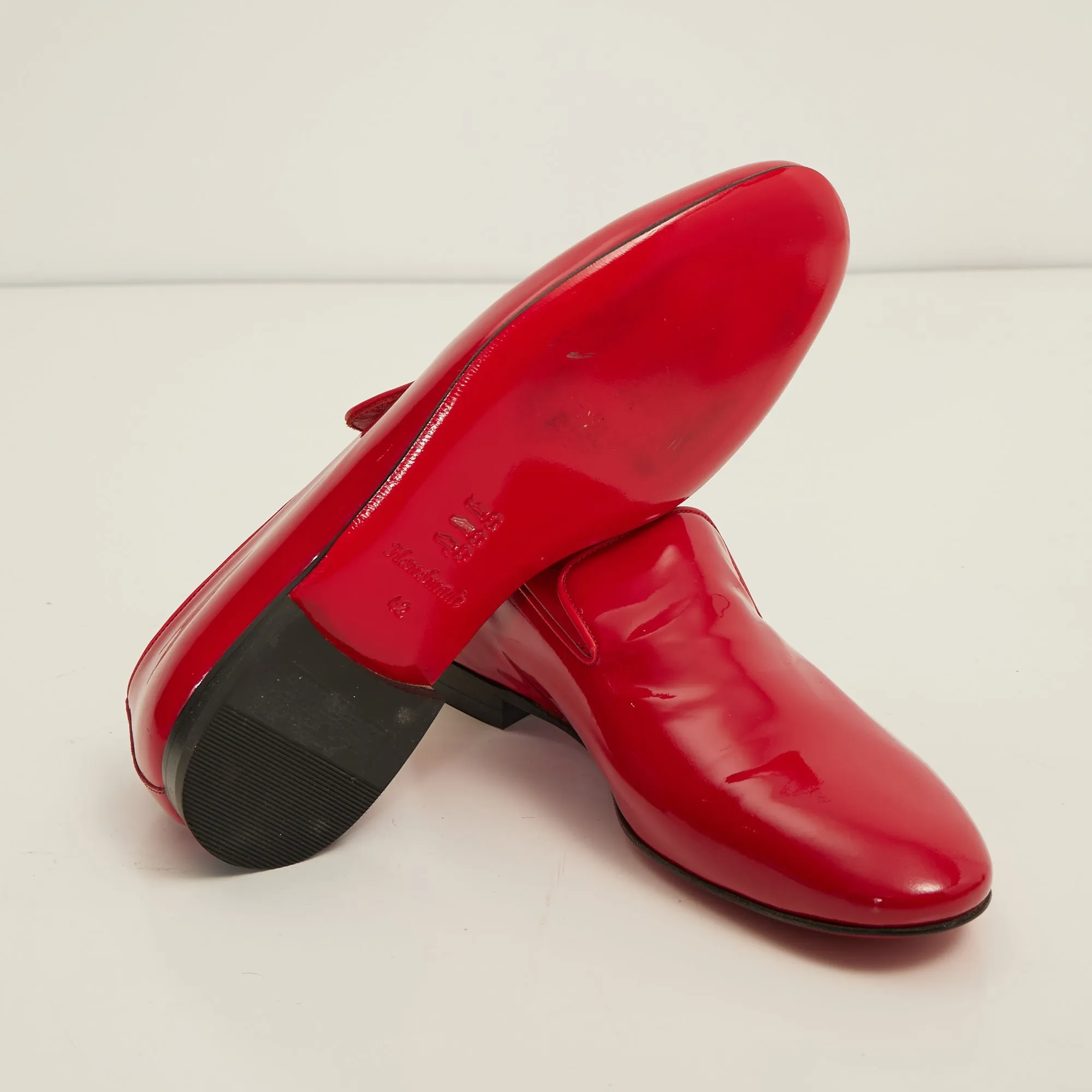 The Formal Leather Loafer - Red Patent