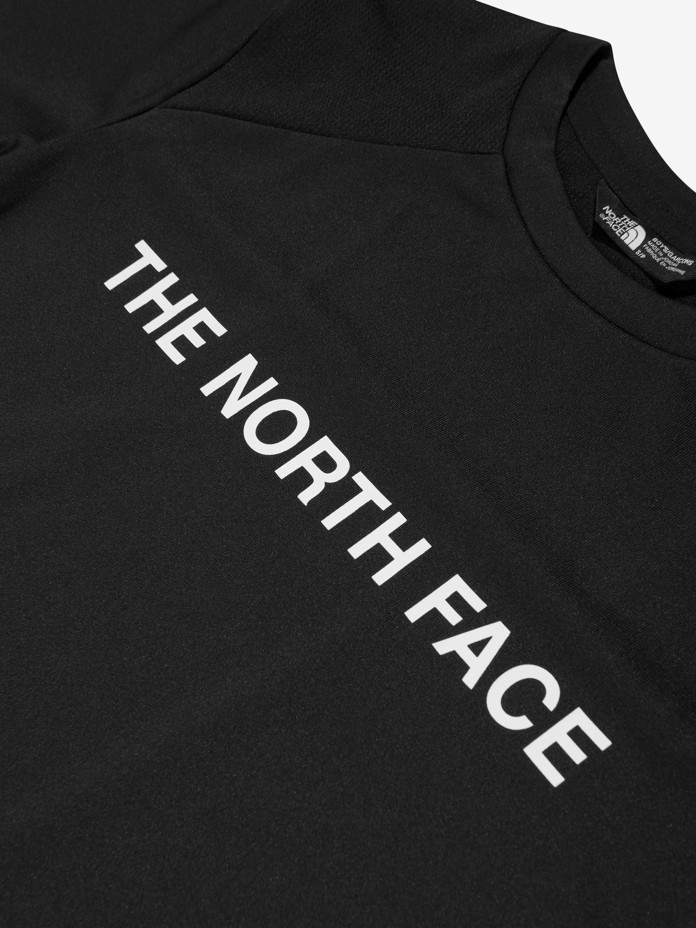 The North Face Boys Never Stop T-Shirt in Black