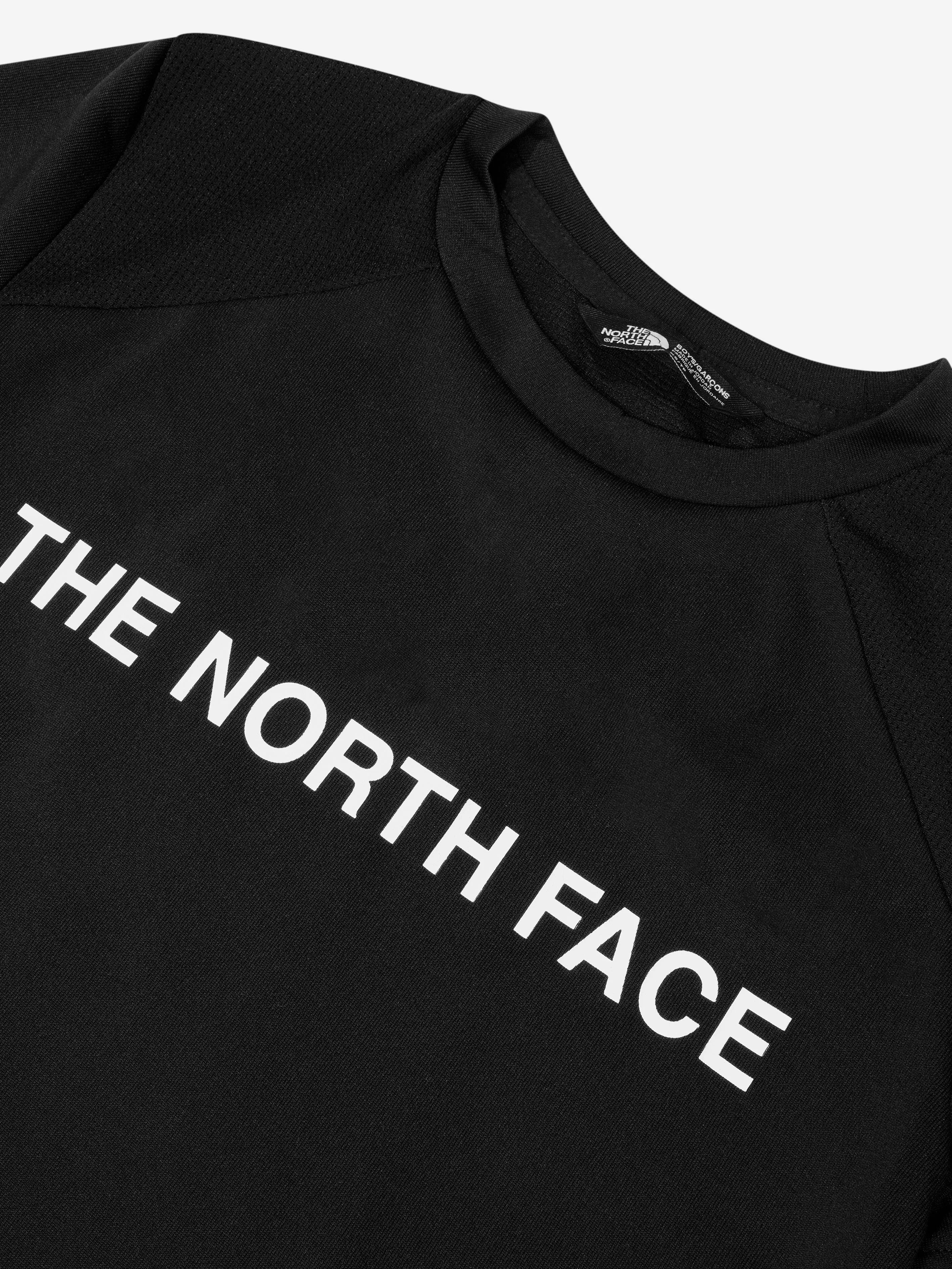 The North Face Boys Never Stop T-Shirt in Black